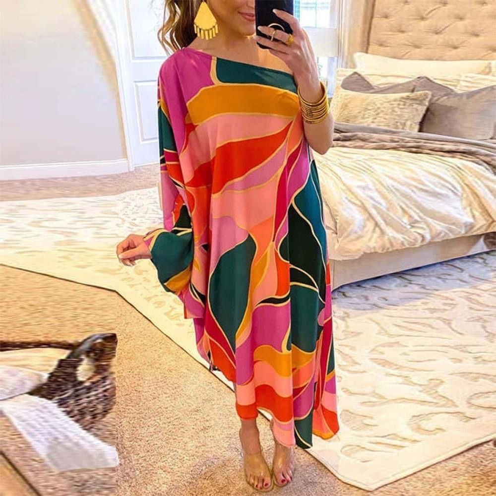 Multicolor Midi Dress